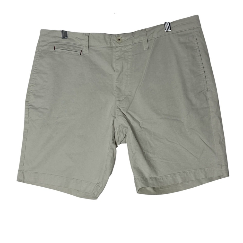 UNTUCKit Mens Size 36 Chino Shorts Cream Casual Golf Athleisure Outdoor‎